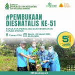 Diesnatalis Ke-51, FPK UIN Walisongo Lakukan Penghijauan