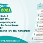 Pengumuman Perubahan Mekanisme Keringanan Uang Kuliah Tunggal atas Dampak Bencana Wabah Covid-19 Tahun 2021