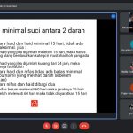 Gelar Kajian Fiqh Online, Mahasiswa KKN RDR-77 Kelompok 119 Bahas Haid & Istihadhah dalam Islam.