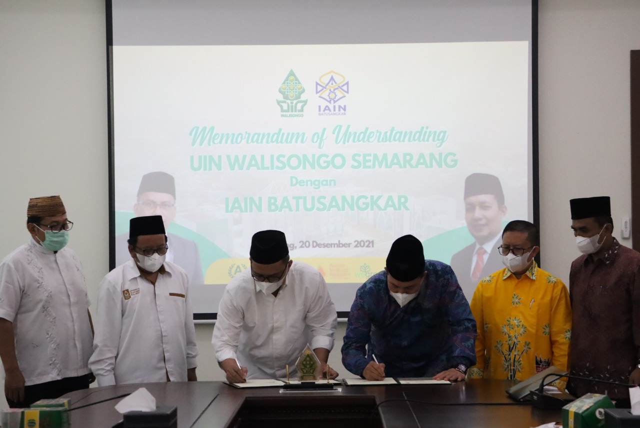 Perkuat Sinergi, UIN Walisongo Semarang dan IAIN Batusangkar Tandatangani MoU