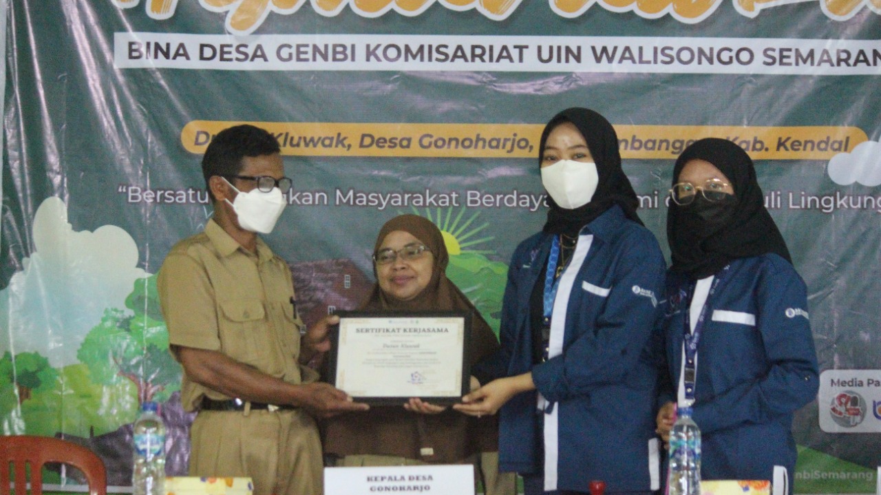 GenBI Walisongo Adakan Pembukaan Bina Desa di Dusun Kluwak-Kendal