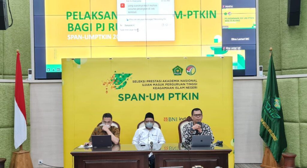 Tingkatkan Mutu Pelaksanaan, Panitia Nasional PMB PTKIN Gelar Bimtek SSE UM-PTKIN 2022 Tingkatkan Mutu Pelaksanaan, Panitia Nasional PMB PTKIN Gelar Bimtek SSE UM-PTKIN 2022