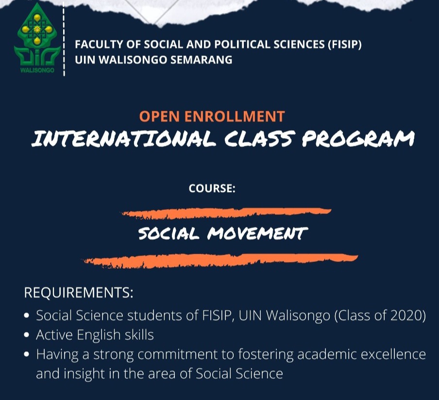 Wujudkan WCU, Fisip UIN Walisongo Masuki Tahun Kedua International Course 