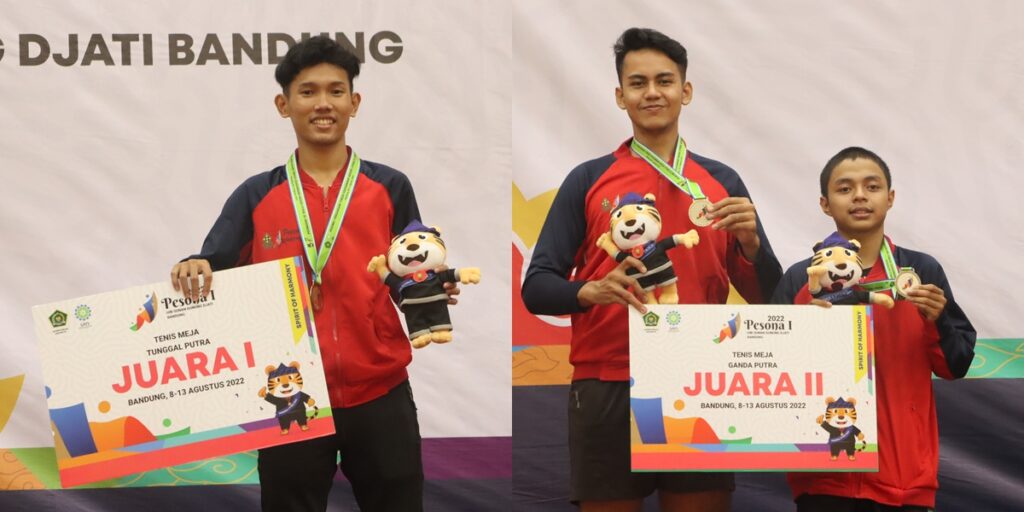 Pesona 2022: Atlet Tenis Meja Sumbang Emas dan Perak Untuk UIN Walisongo Pesona 2022: Atlet Tenis Meja Sumbang Emas dan Perak Untuk UIN Walisongo
