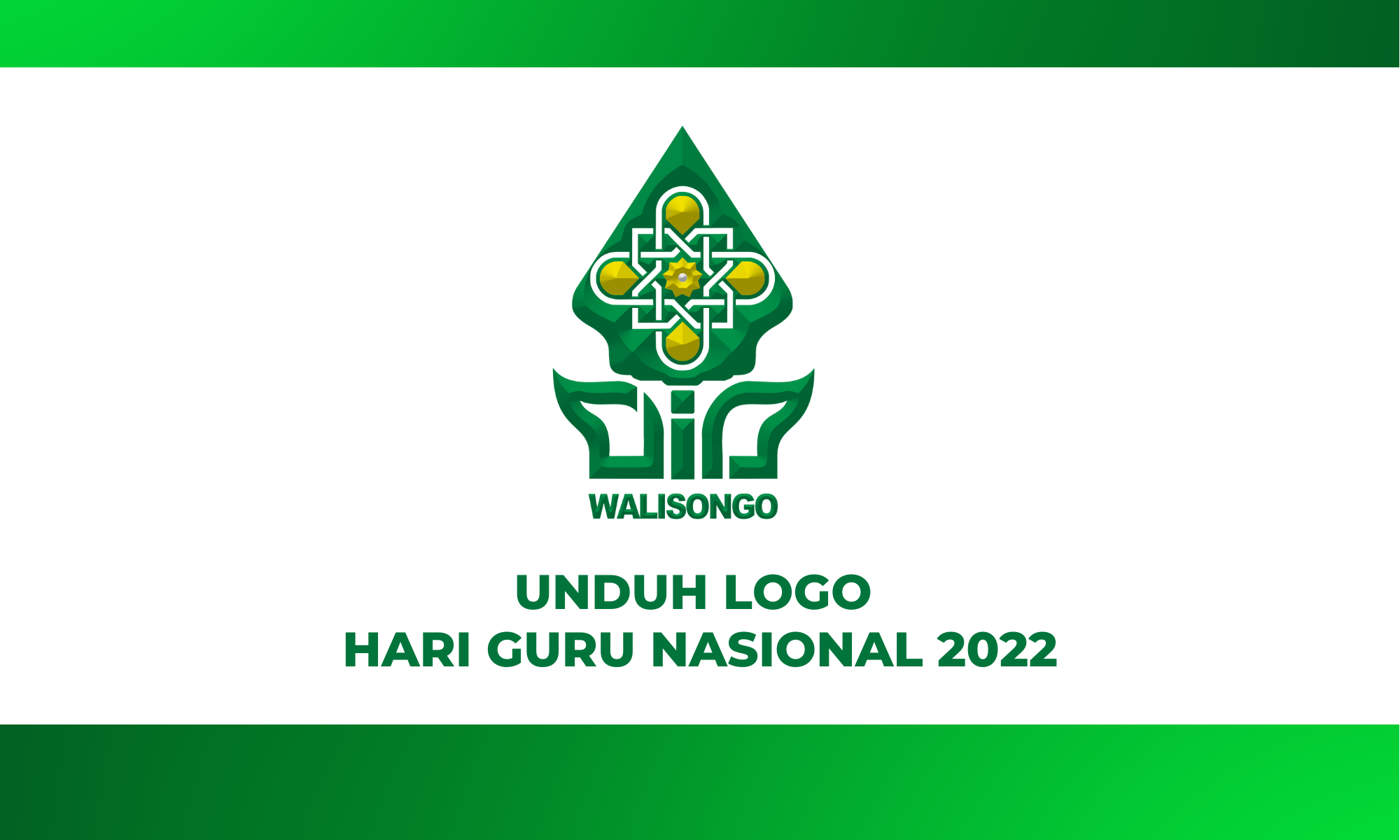 UNDUH LOGO HARI GURU NASIONAL 2022