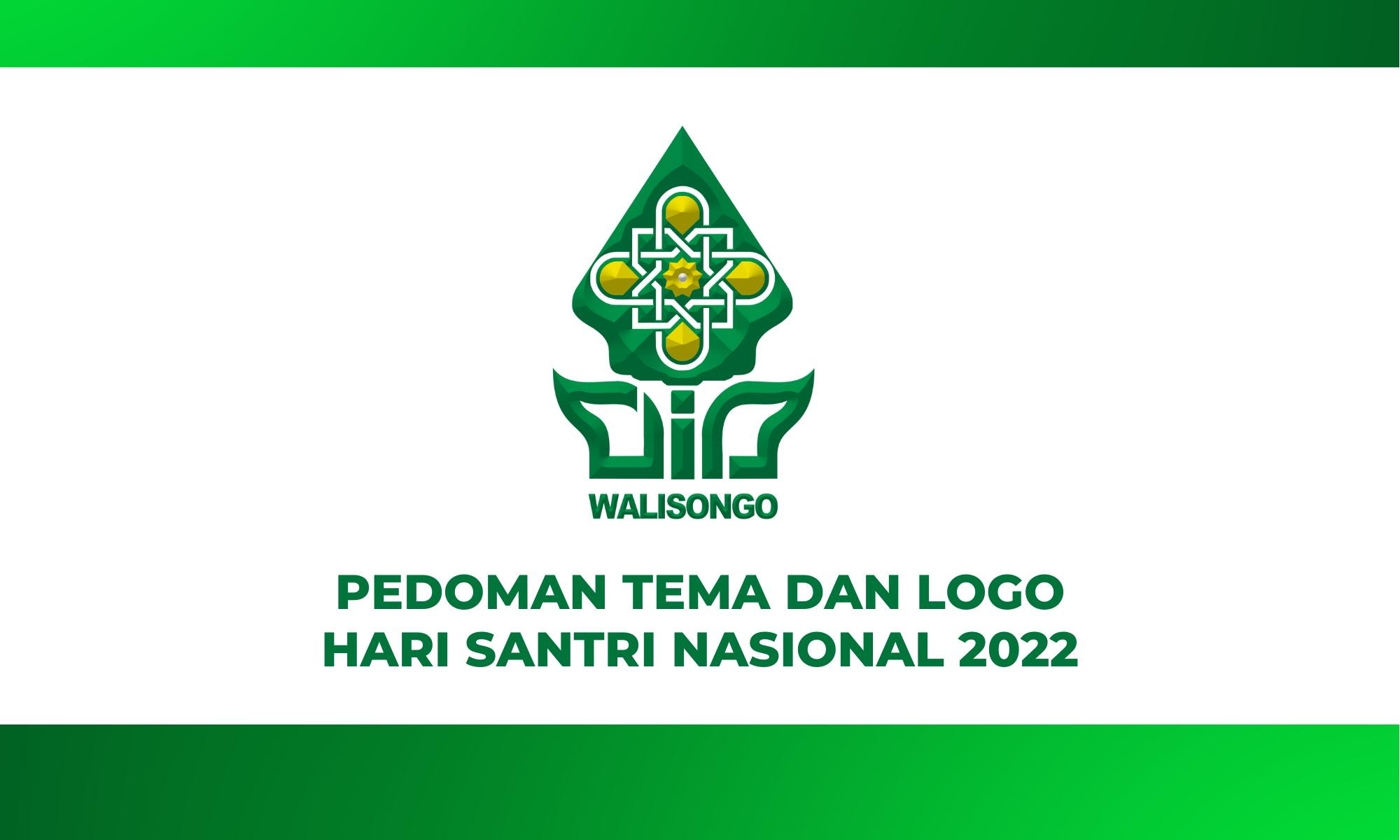 Pedoman Tema dan Logo Hari Santri Nasional 2022