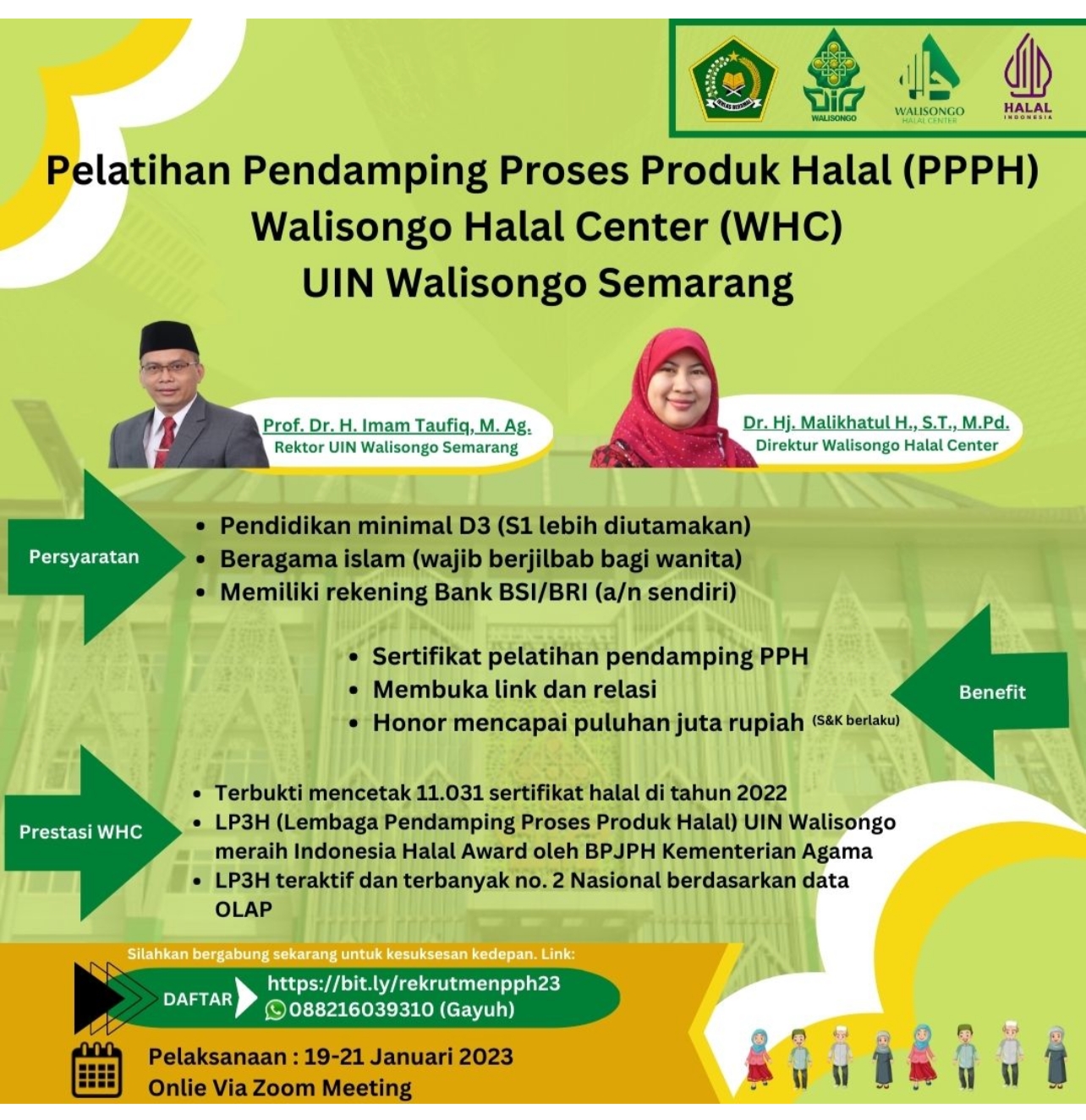 Walisongo Halal Center Buka Pelatihan Pendamping PPH