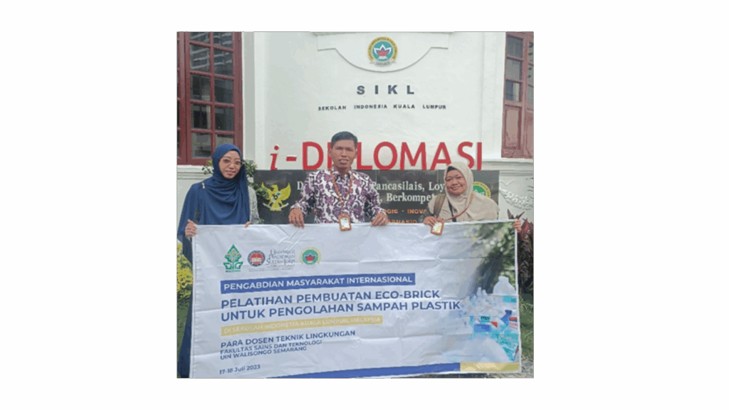 Program Pengabdian Masyarakat Internasional, Prodi Teknik Lingkungan Beri Pelatihan Ecobricks Pada Guru dan Siswa di Malaysia