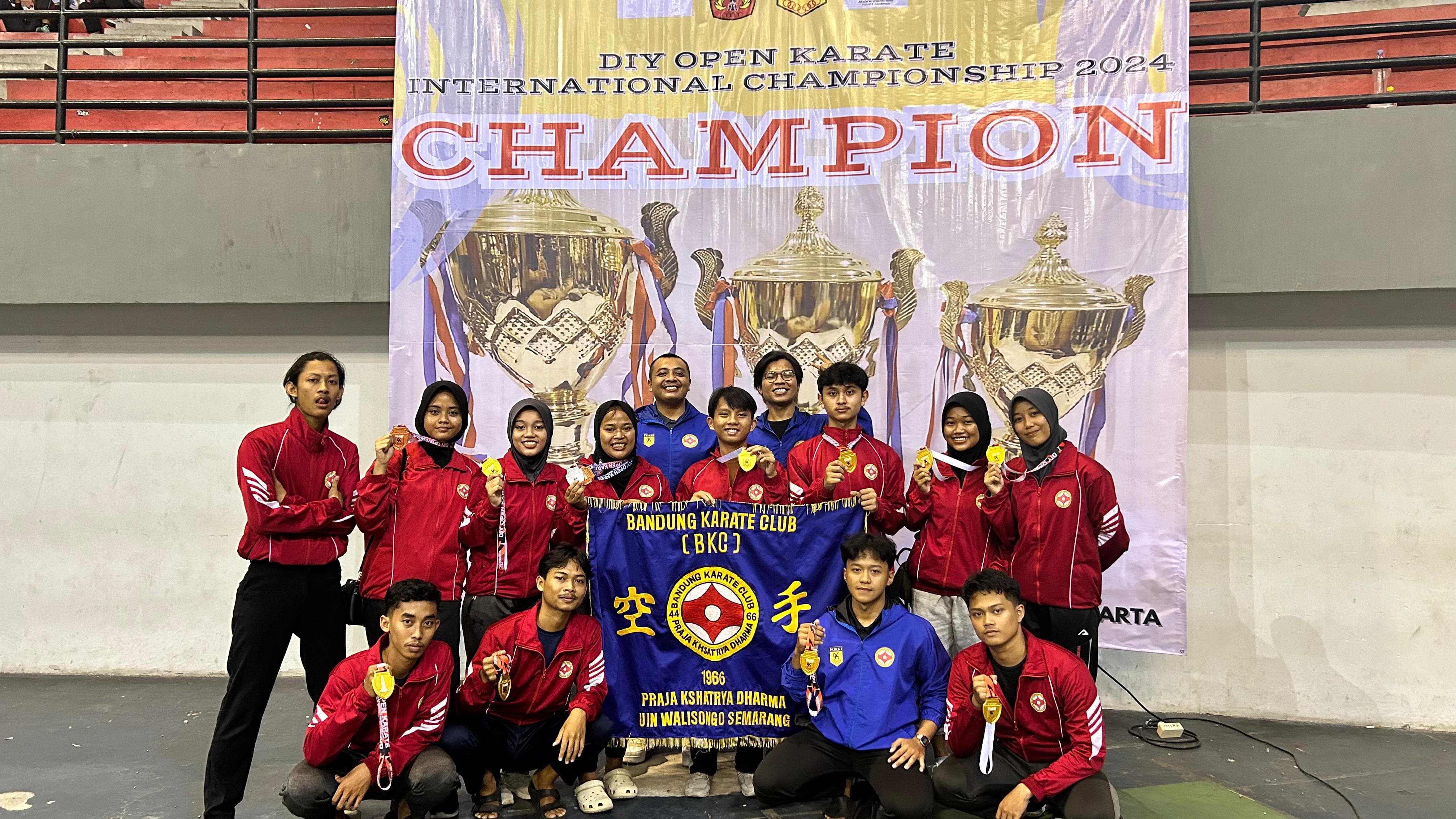 UKM BKC Torehkan Prestasi Internasional  Karate DIY Open Championship