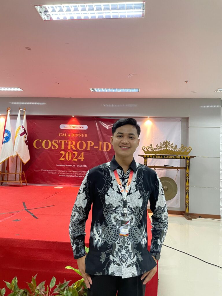 Perwakilan Mahasiswa Teknik Lingkungan UIN Walisongo Mengikuti Coastal and Tropical Infrastructure Development International Summer Course (COSTROP-ID) 2024 di Institut Teknologi Sumatera Perwakilan Mahasiswa Teknik Lingkungan UIN Walisongo Mengikuti Coastal and Tropical Infrastructure Development International Summer Course (COSTROP-ID) 2024 di Institut Teknologi Sumatera