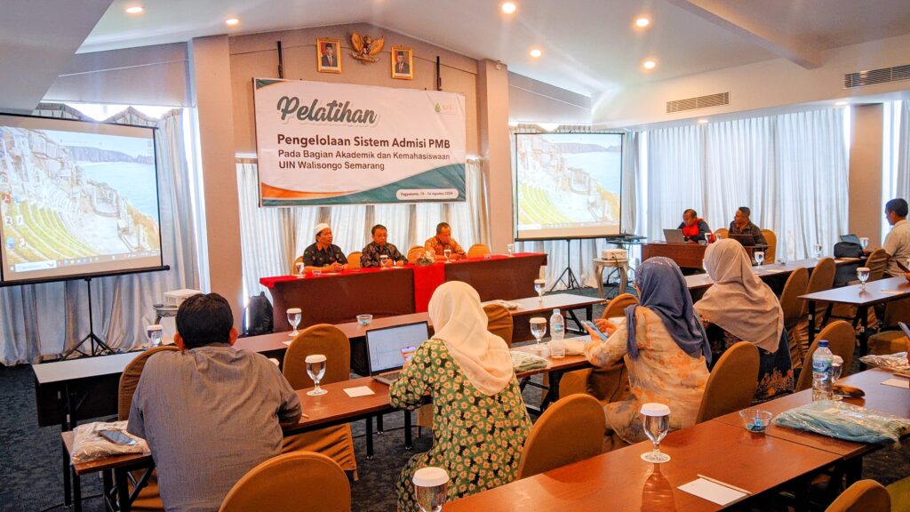 Wujudkan Sistem Pengeloalaan PMB Efektif, UIN Walisongo Gelar Pelatihan Sistem Admisi Wujudkan Sistem Pengeloalaan PMB Efektif, UIN Walisongo Gelar Pelatihan Sistem Admisi