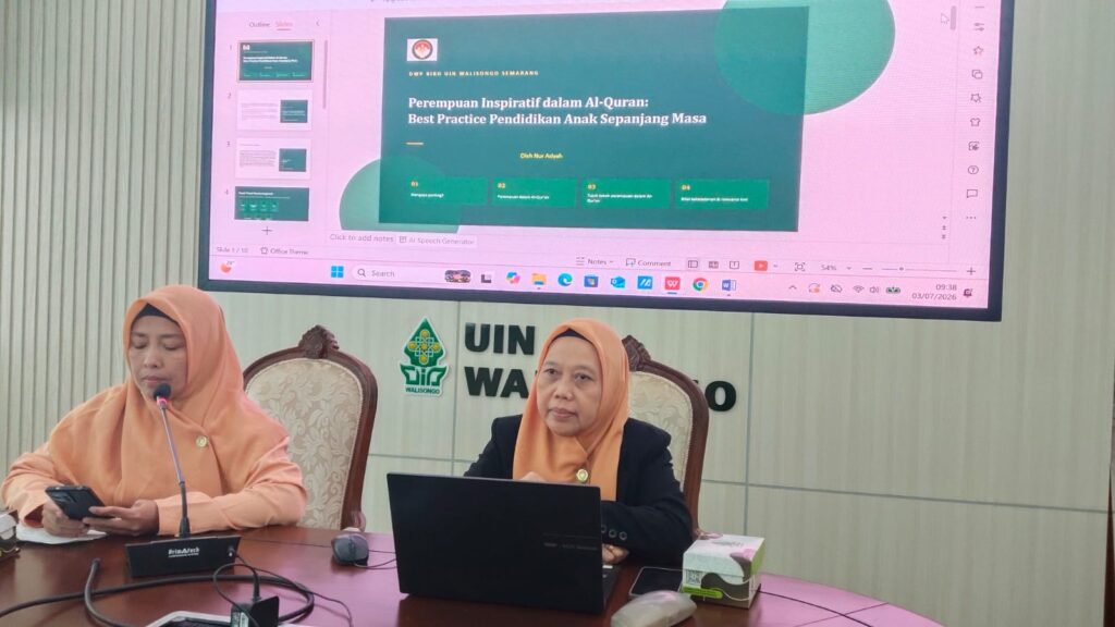 DWP Biro UIN Walisongo Perkuat Silaturahmi melalui Kajian Perempuan Inspiratif dalam Al-Qur’an DWP Biro UIN Walisongo Perkuat Silaturahmi melalui Kajian Perempuan Inspiratif dalam Al-Qur’an