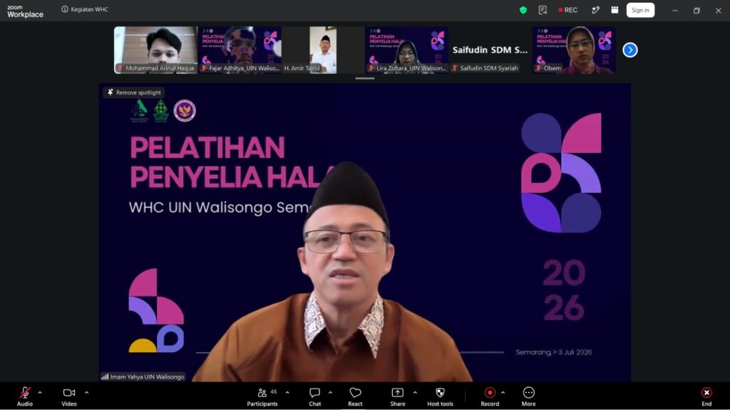 WHC UIN Walisongo Gelar Pelatihan Penyelia Halal, Perkuat Implementasi Sistem Jaminan Produk Halal
