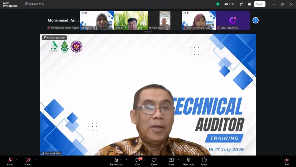 Walisongo Halal Center Perkuat Kolaborasi Global, Gelar Pelatihan Auditor Halal Internasional Walisongo Halal Center Perkuat Kolaborasi Global, Gelar Pelatihan Auditor Halal Internasional