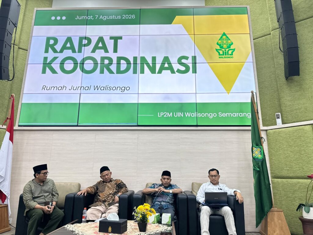 Perkuat Publikasi Ilmiah, UIN Walisongo Koordinasi Bersama Editor in Chief Perkuat Publikasi Ilmiah, UIN Walisongo Koordinasi Bersama Editor in Chief