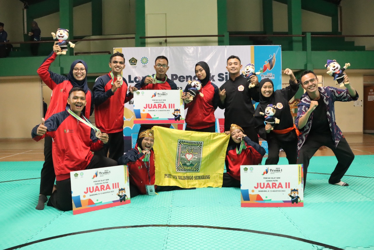 Kontingen UIN Walisongo Sabet Tiga Medali Cabang Pencak Silat PESONA PTKN 2022