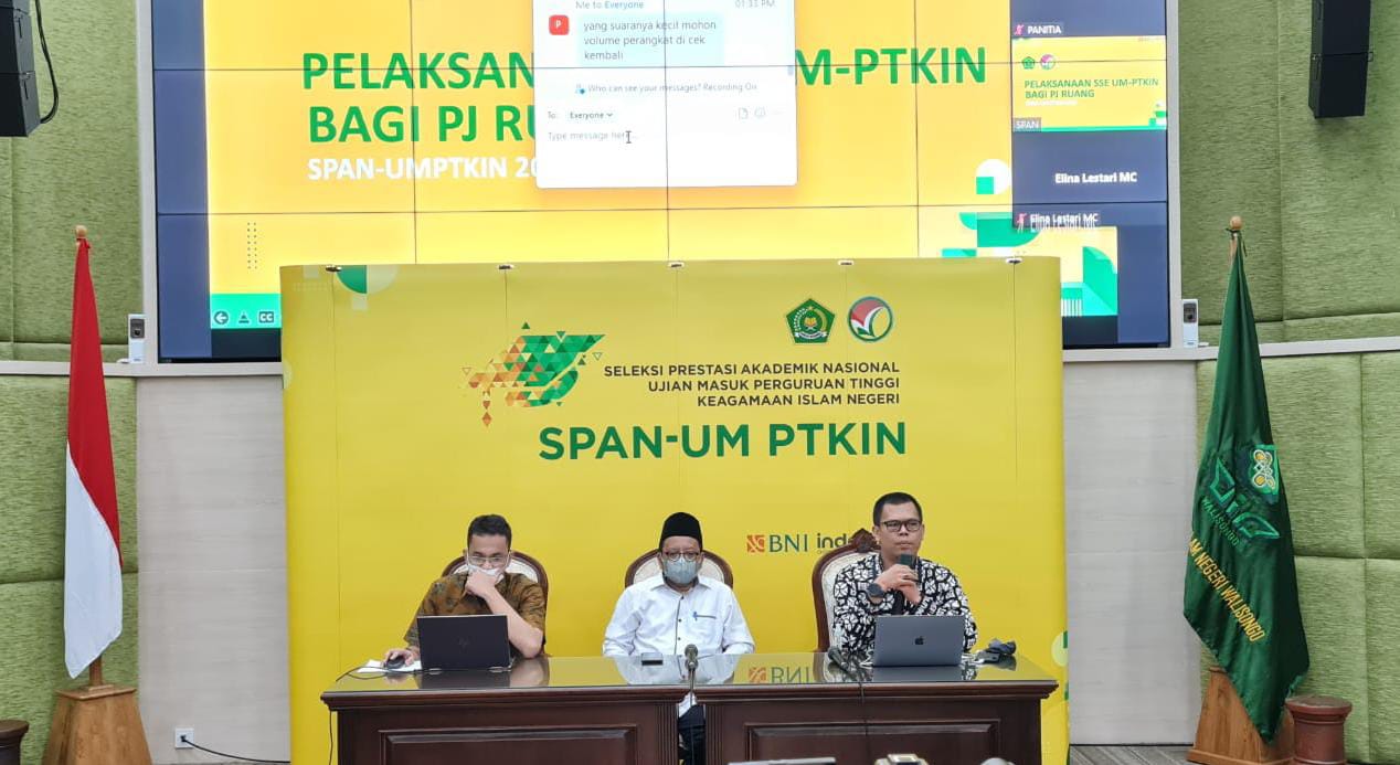 Tingkatkan Mutu Pelaksanaan, Panitia Nasional PMB PTKIN Gelar Bimtek SSE UM-PTKIN 2022