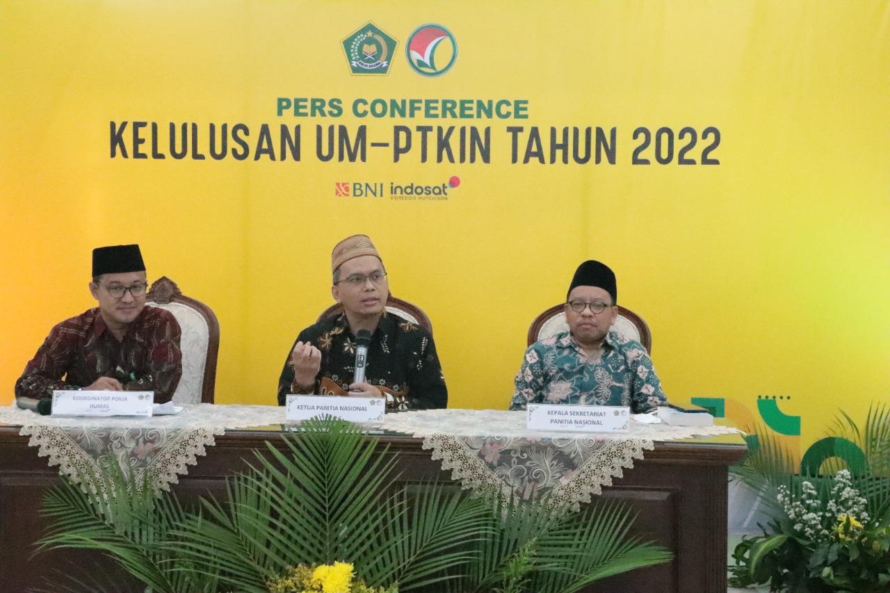 Panitia Nasional PMB PTKIN Umumkan Hasil UM-PTKIN 2022, 63,717 Peserta Dinyatakan Lulus Seleksi