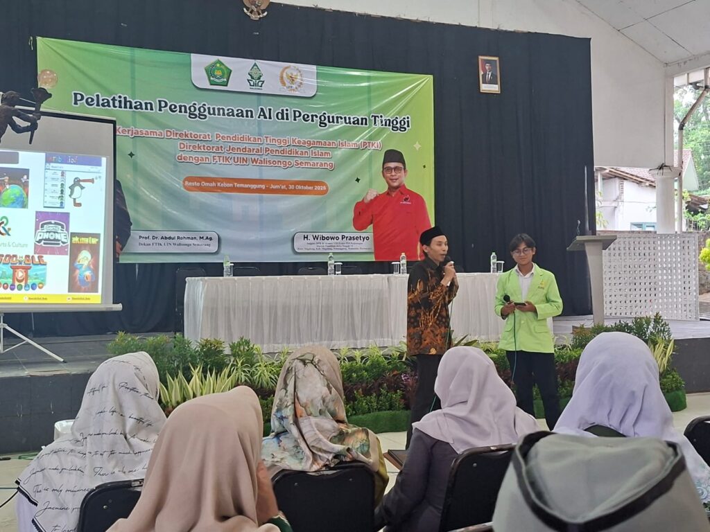 Optimalisasi Era Digital, FTIK UIN Walisongo Bersama Direktorat PTKI Ditjen Pendis Kemenag RI Gelar Seminar Strategi dan Praktik AI